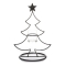 YANKEE CANDLEクリスマスツリーキャンドルホルダー