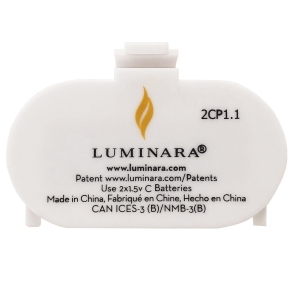 LEDキャンドル　LUMINARA（ルミナラ）ピラー単２電池用蓋【旧仕様】